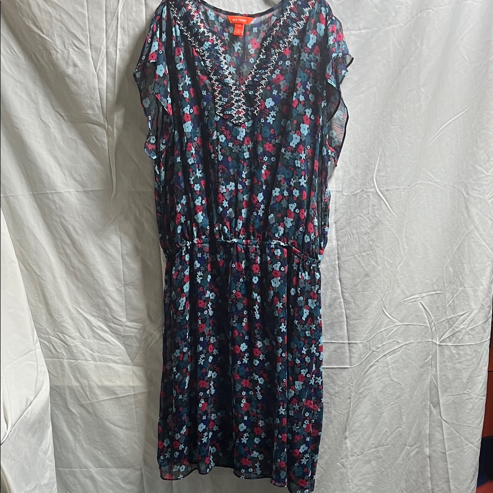 🇨🇦Joe Fresh Multicolor Floral Midi Dress